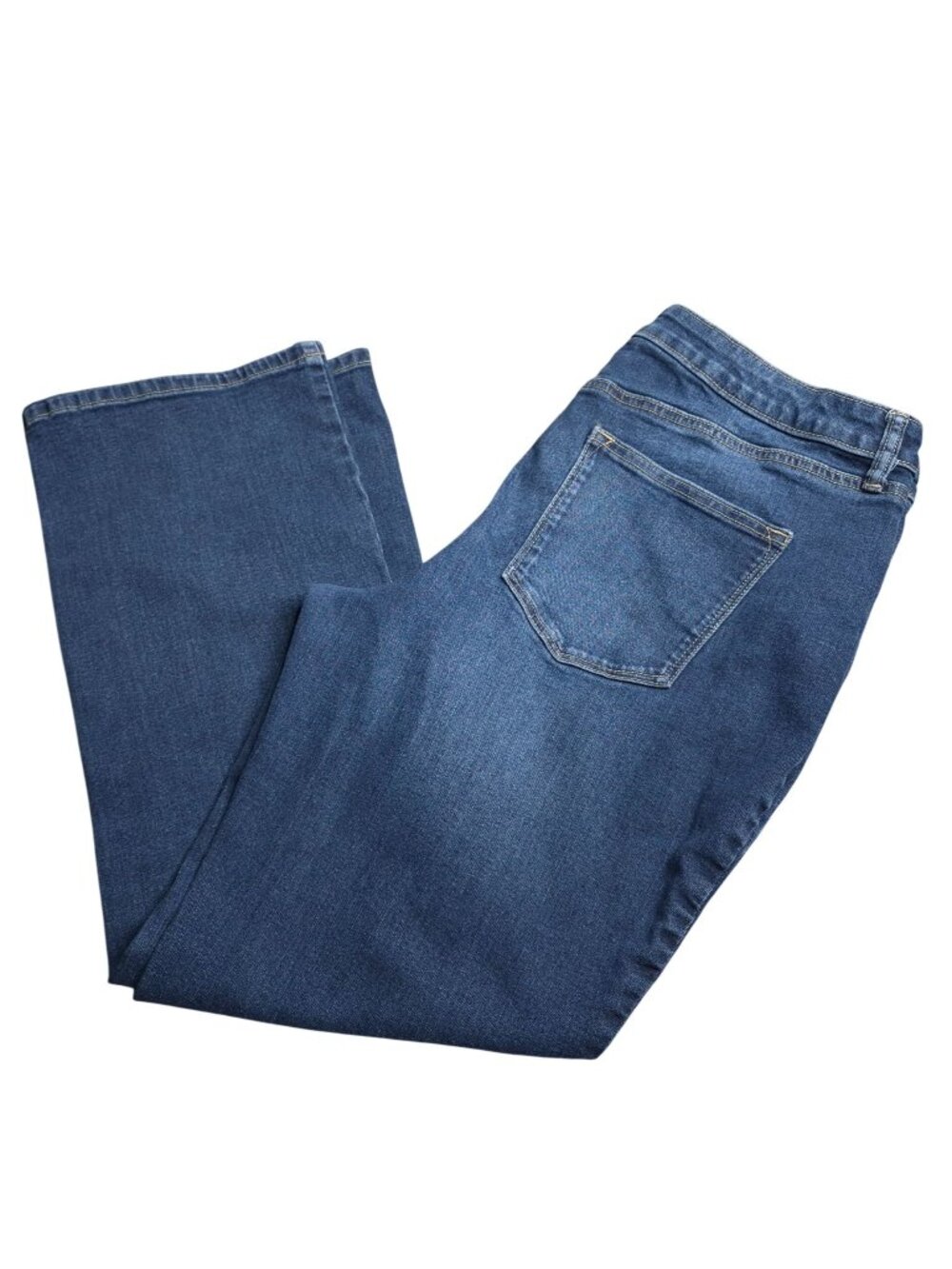 Sonoma Womens Bootcut Jeans 16W Plus Medium Wash Rise Stretch Imperfect